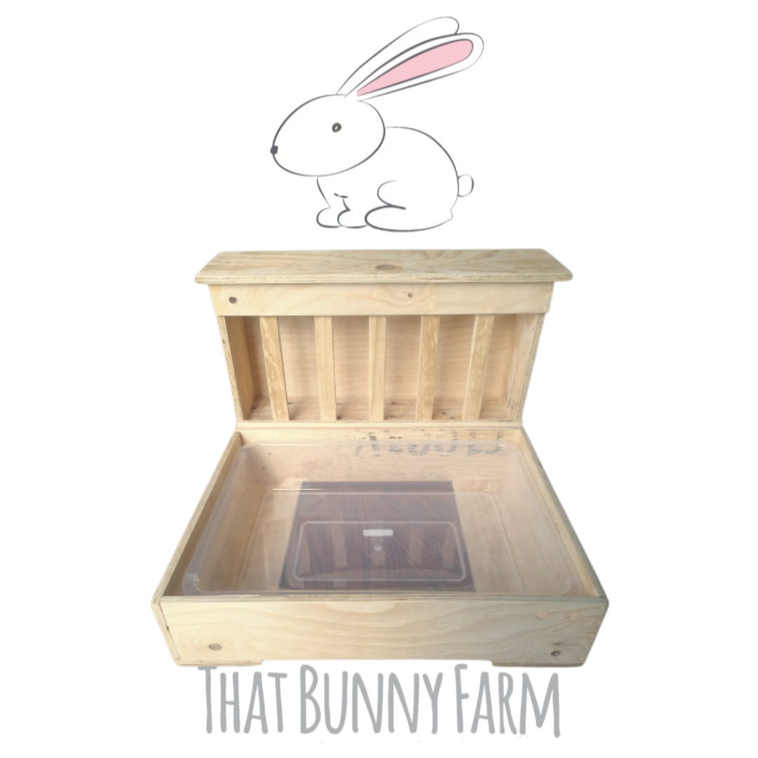 Hay Feeder and Litter Box That Bunny Farm